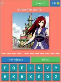 Fairy Tail Characters Quiz Screen Shot 9