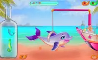 dolphin care game Screen Shot 0