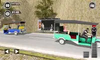 Tuk Tuk Auto Rickshaw Simulator - Hill Climb 3D Screen Shot 1