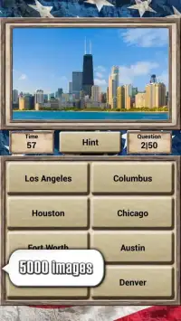 USA Geography - Quiz Game Screen Shot 2