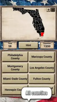 USA Geography - Quiz Game Screen Shot 4