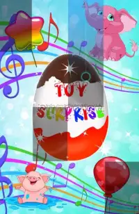 Piano Surprise Tiles Eggs : Chocolate Egg toy Game Screen Shot 2
