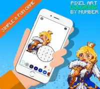 Princess Pixel Art - Coloring By Number Screen Shot 1