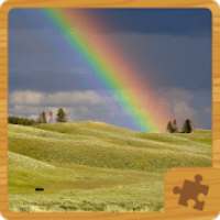 Rainbow Jigsaw puzzles for free *