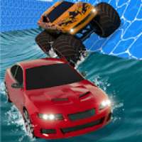 Aqua Cars Uphill Water Slide Rally 3D