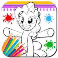Little Pony Coloring Game Kids