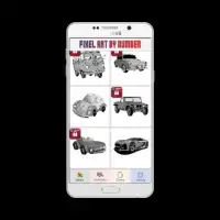 Pixel Art: Coloring Cars by Number Screen Shot 4