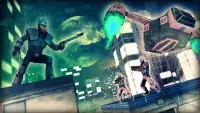 Flying Knight Superhero: Rescue Dark City 3D game Screen Shot 3