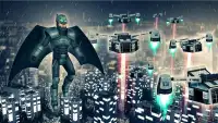 Flying Knight Superhero: Rescue Dark City 3D game Screen Shot 8