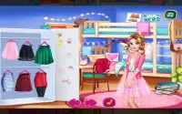 Prensesi Okula Hazırla - Kız Giydirme Oyunu Screen Shot 1