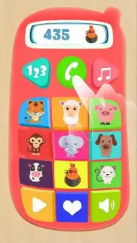 Baby Phone 2 to 5 - Call Animals, Play Music. Screen Shot 0