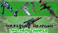 Pak Army Sniper: Permainan menembak gratis - FPS Screen Shot 1