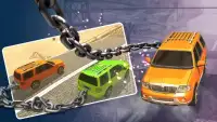 Chained Cars Against Ramp 3D Screen Shot 3