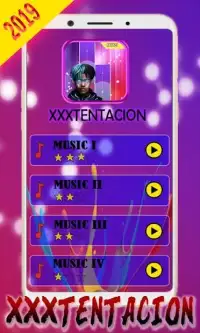 XXXTentacion Piano game tap Screen Shot 1