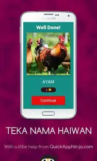 Teka Nama Haiwan (Edisi Malaysia) Screen Shot 0