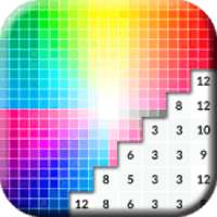 Coloring Rainbow Pixel Art Game