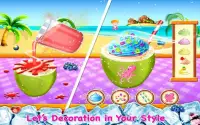Coconut Milkshake Maker - Beach Party Cooking Game Screen Shot 4