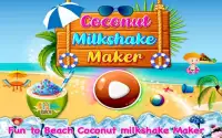 Coconut Milkshake Maker - Beach Party Cooking Game Screen Shot 7