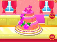 Wedding Cake Decoration - Sweet Cake Maker Games Screen Shot 4