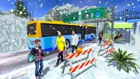 Big Mountain Snow Bus Driving Simulator 3D Screen Shot 14