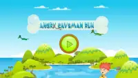 Angry Caveman Run Screen Shot 2