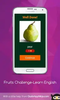 Fruits Challenge - Learn English Screen Shot 6