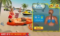 लाइफगार्ड बीच बचाव ईआर आपातकालीन हॉस्पिटल खेलों Screen Shot 1