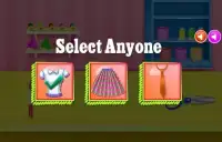Sewing of school clothes - game girls Screen Shot 0