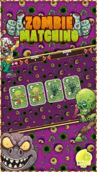 Zombie Matching Card Game Mania Screen Shot 2