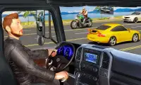 Traffic Highway Truck Racing - Truck Driving Screen Shot 8