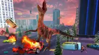 Angry Dinosaur Simulator Games: City Attack 3D Screen Shot 6
