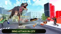 Angry Dinosaur Simulator Games: City Attack 3D Screen Shot 11