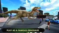 Angry Dinosaur Simulator Games: City Attack 3D Screen Shot 9