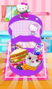 Hello Kitty School Lunch Box Cafe: Kids Fun Screen Shot 0