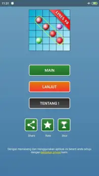Bola warna - Color Ball Lines classic game Screen Shot 6