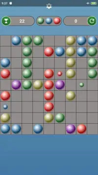 Bola warna - Color Ball Lines classic game Screen Shot 4