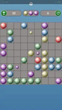 Bola warna - Color Ball Lines classic game Screen Shot 0
