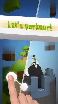 Tetrun: Parkour Mania - free running game Screen Shot 9