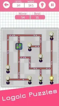 Power line - Line Connect Puzzle Screen Shot 1