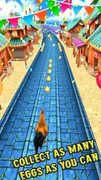 Angry Rooster Run - Animal Escape Subway Run Screen Shot 6