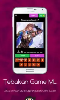 Tebakan Game ML ( Mobile Legends ) Screen Shot 13