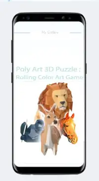 Poly Art 3D Puzzle : Rolling Color Art Game Screen Shot 4