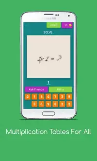 Multiplication Tables For All Screen Shot 8