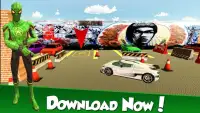 Superhero Car Parking Pro - Car Driving Game 2019 Screen Shot 1