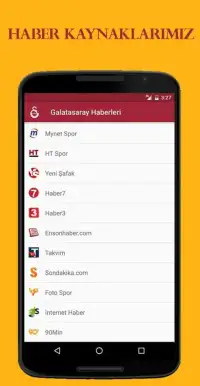 Galatasaray Haberleri (GS) Screen Shot 3