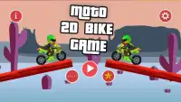 Moto 2D Bike Game Screen Shot 2