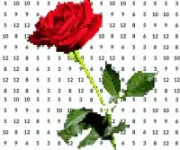 Roses Pixel Art: Flowers Color by Number Screen Shot 0