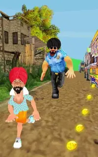 Angry Jatt Run - Subway Game Endless Running Screen Shot 4