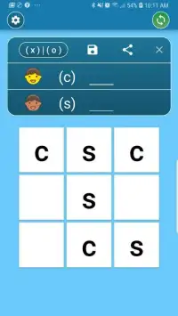Learning Letters With TicTacToe Game - Multi Lag Screen Shot 0