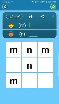 Learning Letters With TicTacToe Game - Multi Lag Screen Shot 2